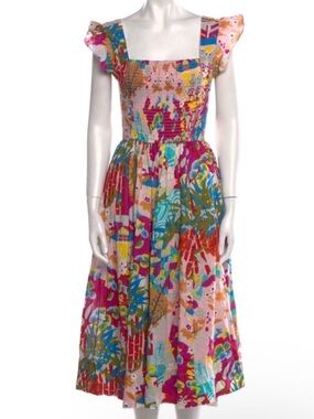 Caroline Constas Claudia Midi Dress